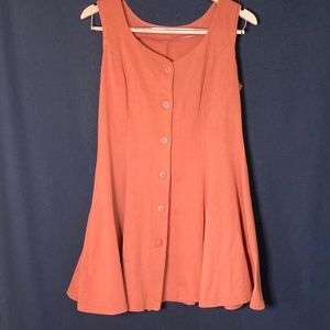 Hand made Vintage pinafore mini dress